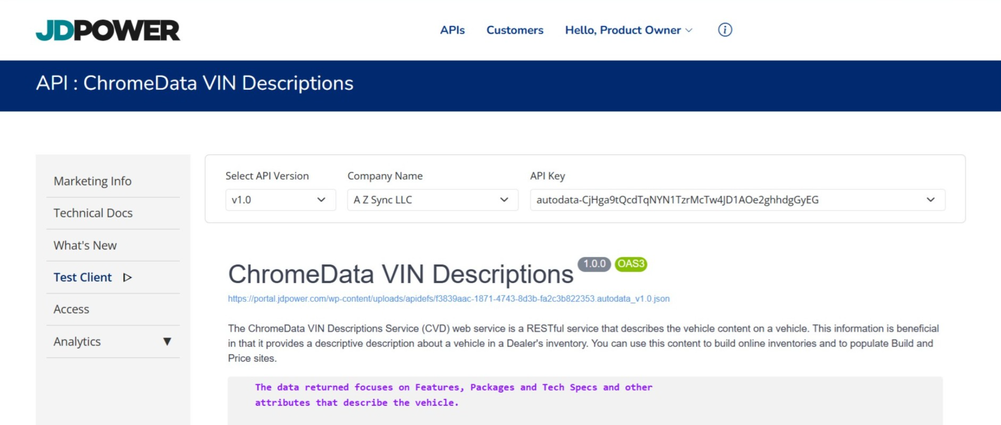 Custom Portal Api Customer API Portal